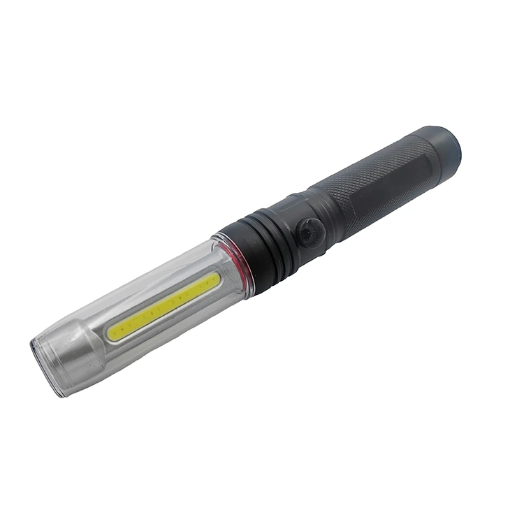 3-in-1 multifunctionele aluminium COB LED oplaadbare zaklamp