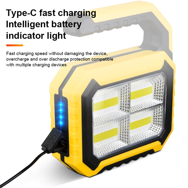 200lm Solar Rechargeable Portable Search Light 