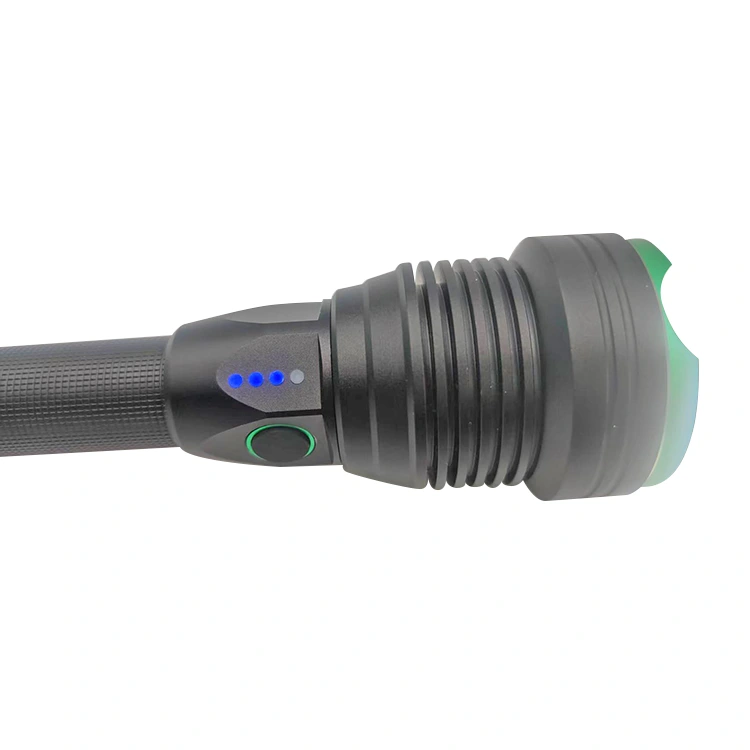 3000lumen High Power Zoom Cob Flashlight